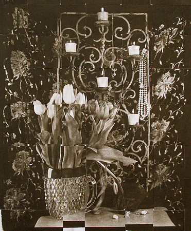 Tulips with Shawl, Woven