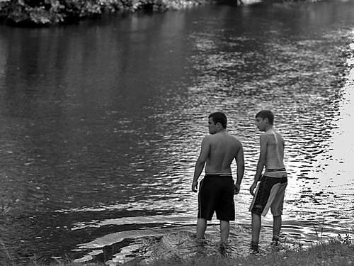Swimming at the River - St.