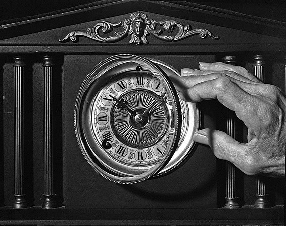 Clock & Hand - Austin