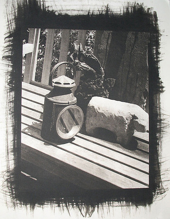 Still Life with Carved Stone