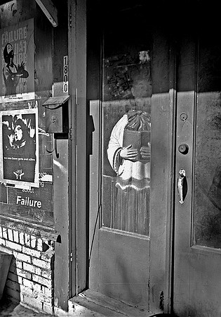 Choir Boy in Storefront - Austin
