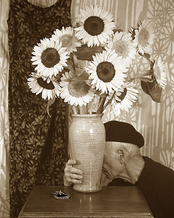 Sunflowers and Head